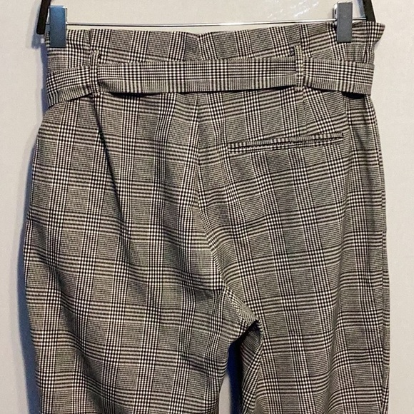 Zara houndstooth paper bag pant size 5 - Picture 4 of 8